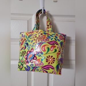 Consuela Rita Limon Swirly Mini Grab 'N Go Tote Bag Yellow Multicolor